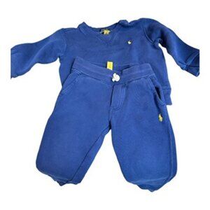 Ralph Lauren Polo Sweatsuit Blue Distressed Look Size 3T
